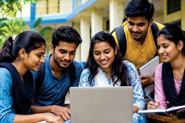Students in peer network