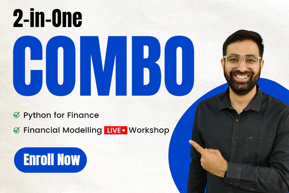 LIVE Financial Modeling & Valuation + Python For Finance Combo